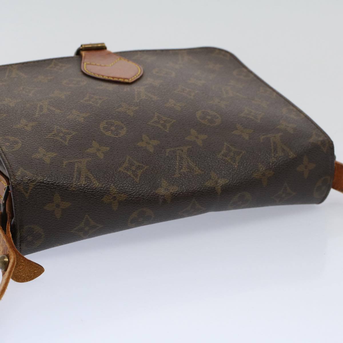 LOUIS VUITTON Monogram Cartouchiere GM Shoulder Bag M51252 LV Auth bs9772