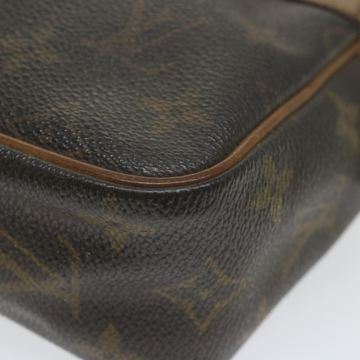 LOUIS VUITTON Monogram Compiegne 23 Clutch Bag M51847 LV Auth bs9803