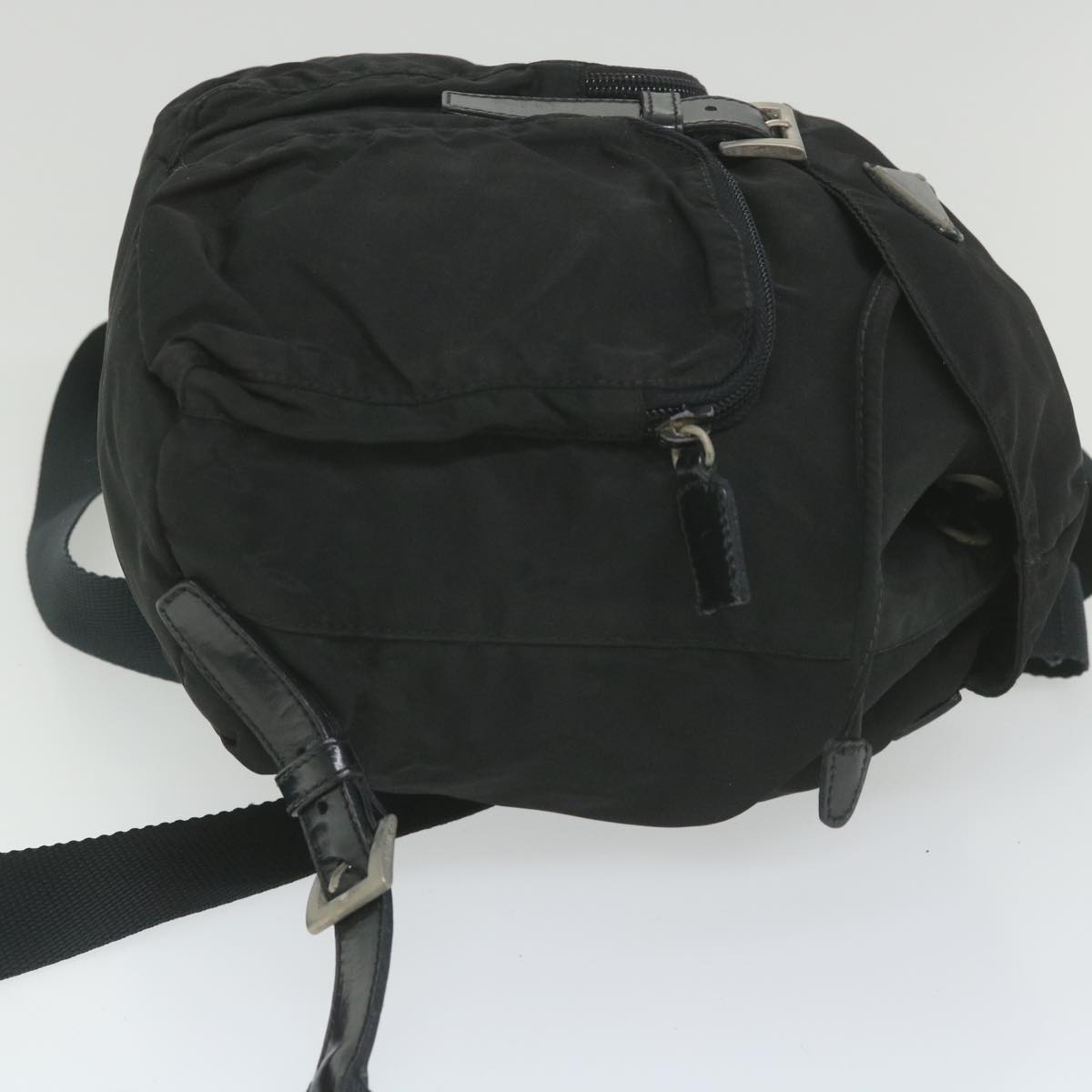 PRADA Backpack Nylon Black Auth bs9827