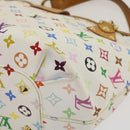 LOUIS VUITTON Monogram Multicolor Annie GM Tote Bag White M40303 LV Auth bs983-15