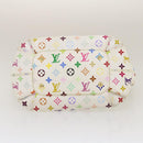 LOUIS VUITTON Monogram Multicolor Annie GM Tote Bag White M40303 LV Auth bs983-5
