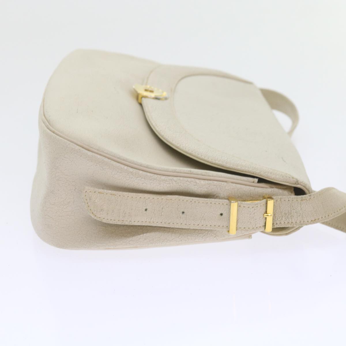 GIVENCHY Wallet Shoulder Bag Leather 3Set Black White Auth bs9837