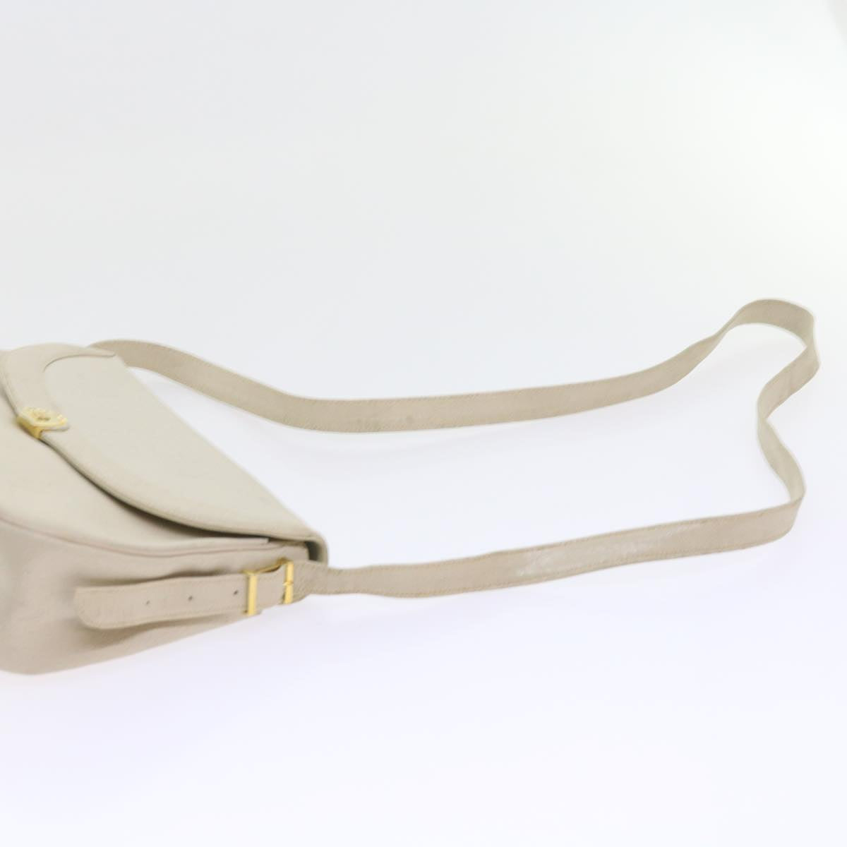 GIVENCHY Wallet Shoulder Bag Leather 3Set Black White Auth bs9837