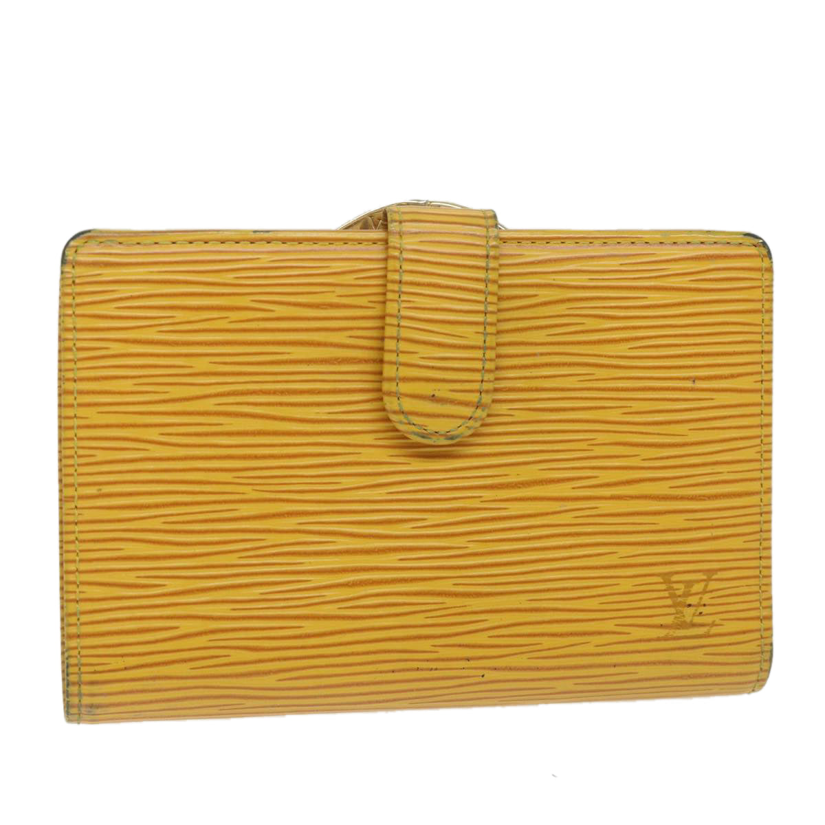 LOUIS VUITTON Epi Porte Monnaie Billets Viennois Yellow M63249 LV Auth bs9847