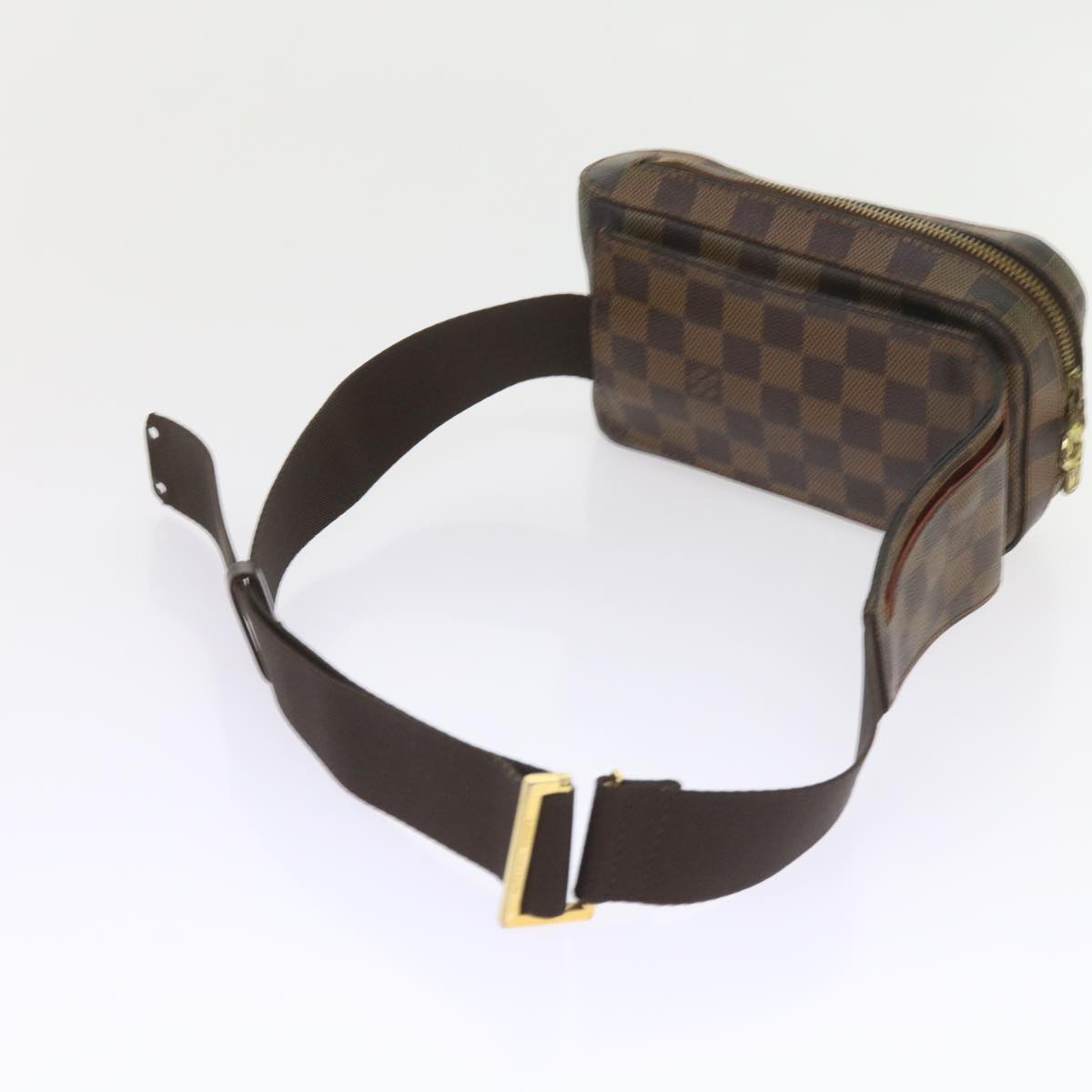 LOUIS VUITTON Damier Ebene Geronimos Shoulder Bag N51994 LV Auth bs9850