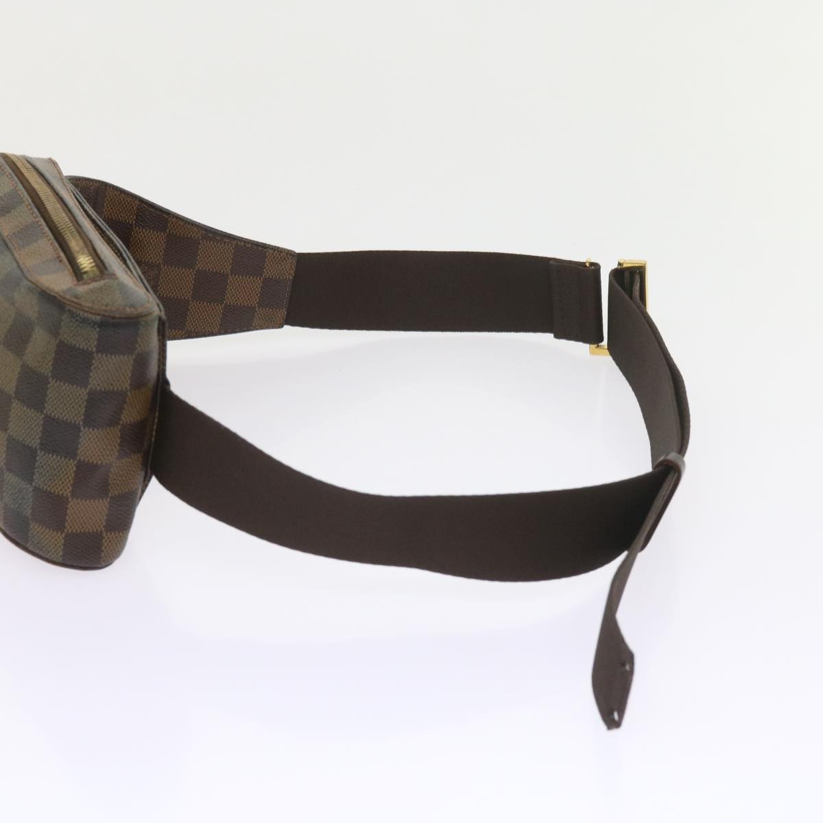 LOUIS VUITTON Damier Ebene Geronimos Shoulder Bag N51994 LV Auth bs9850