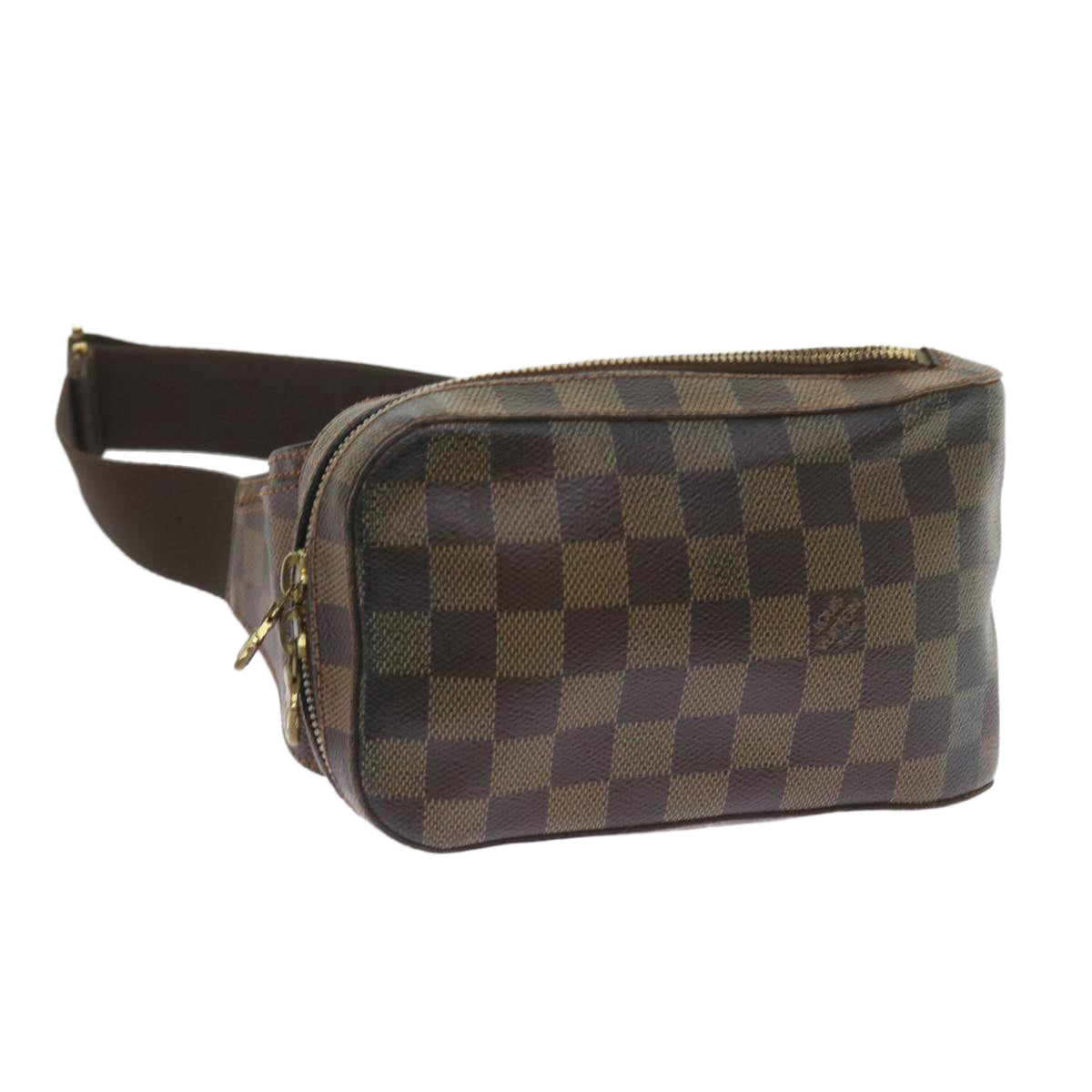 LOUIS VUITTON Damier Ebene Geronimos Shoulder Bag N51994 LV Auth bs9850