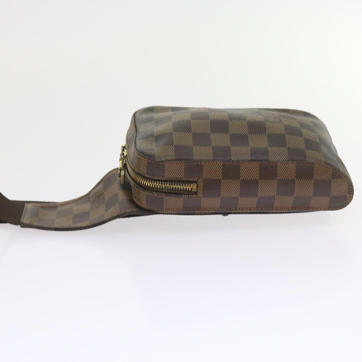 LOUIS VUITTON Damier Ebene Geronimos Shoulder Bag N51994 LV Auth bs9850