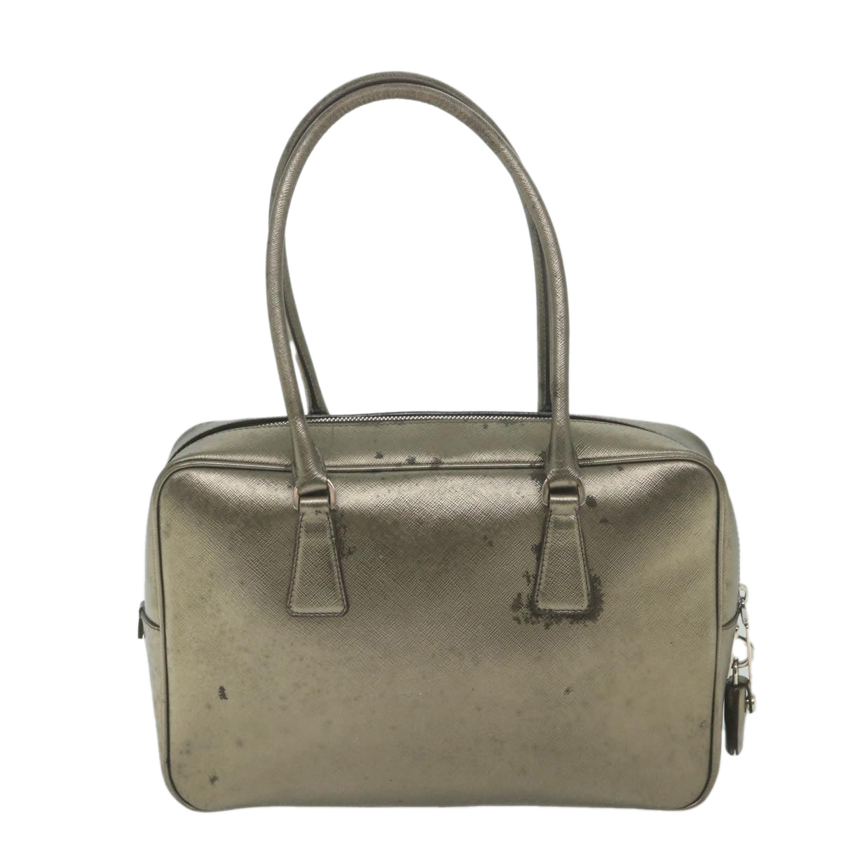 PRADA Shoulder Bag Safiano leather Bronze Auth bs9862 - 0