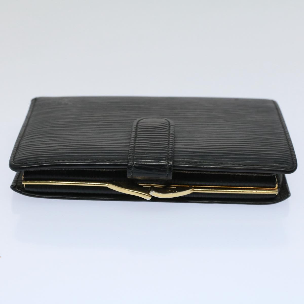 LOUIS VUITTON Epi Portefeuille Viennois Bifold Wallet Black M63242 Auth bs9875