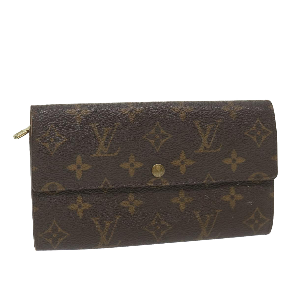 LOUIS VUITTON Monogram Portefeuille Sarah Long Wallet M60531 LV Auth bs9879