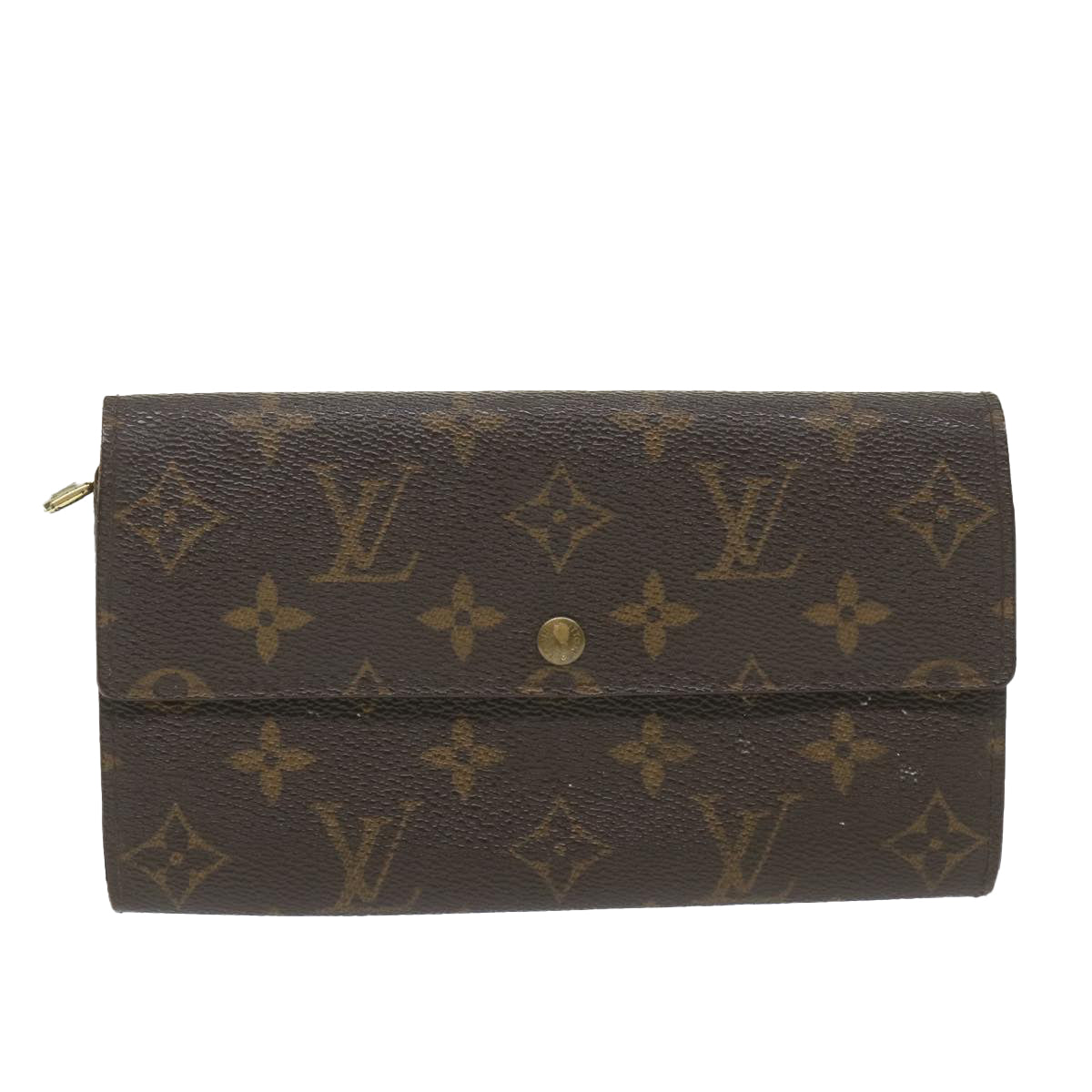 LOUIS VUITTON Monogram Portefeuille Sarah Long Wallet M60531 LV Auth bs9879