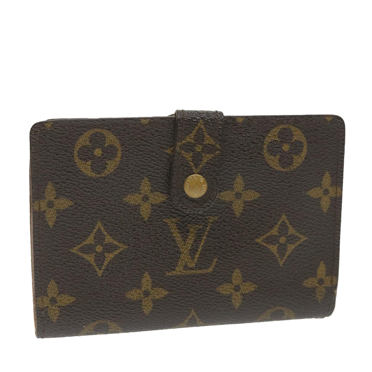 LOUIS VUITTON Monogram Porte Monnaie Billets Viennois Wallet M61663 Auth bs9884