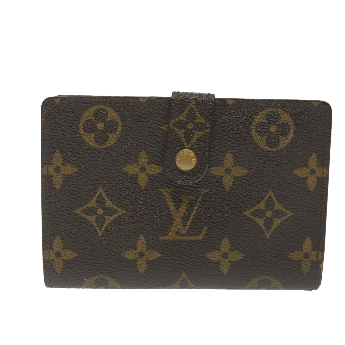 LOUIS VUITTON Monogram Porte Monnaie Billets Viennois Wallet M61663 Auth bs9884