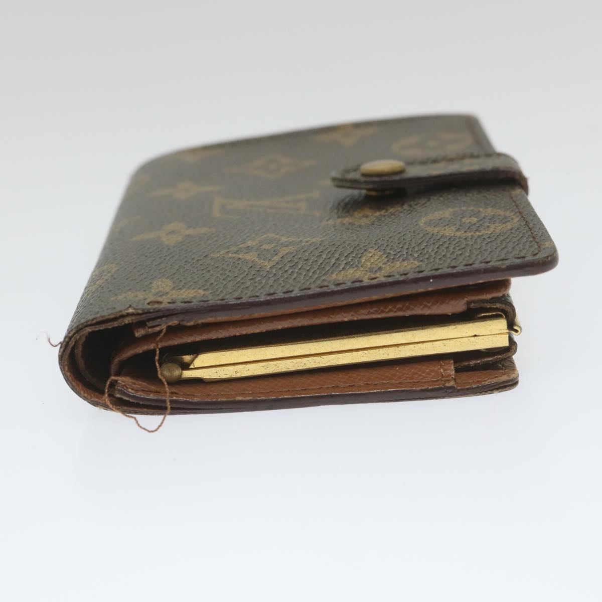 LOUIS VUITTON Monogram Porte Monnaie Billets Viennois Wallet M61663 Auth bs9884