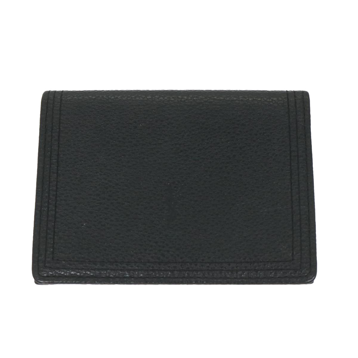 SAINT LAURENT Card Case Leather 4Set Black Brown Auth bs9888 - 0