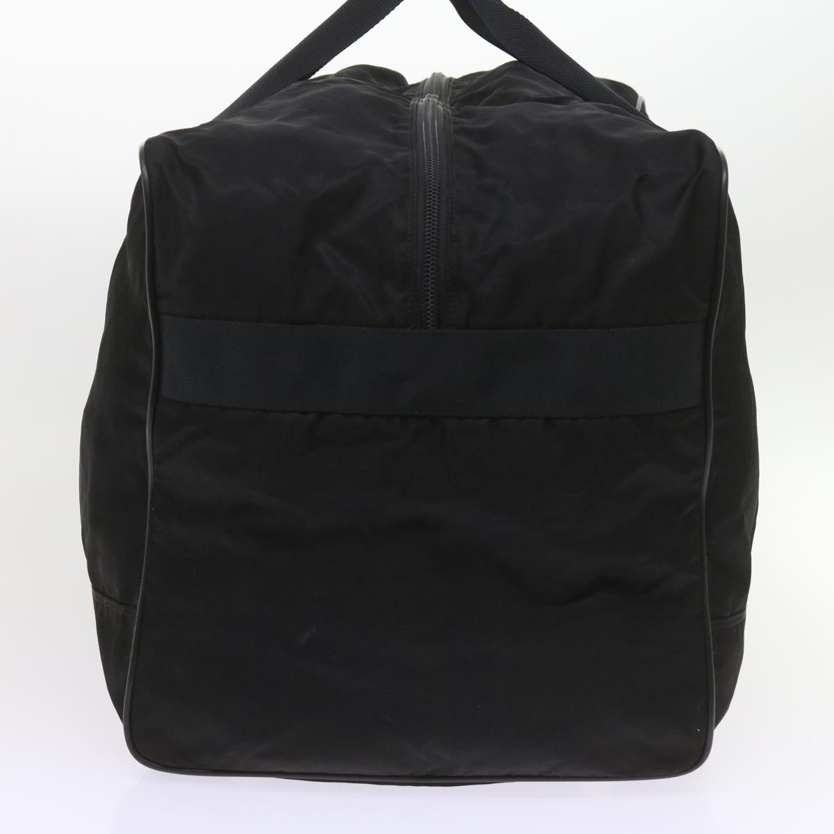 PRADA Boston Bag Nylon Black Auth bs9914