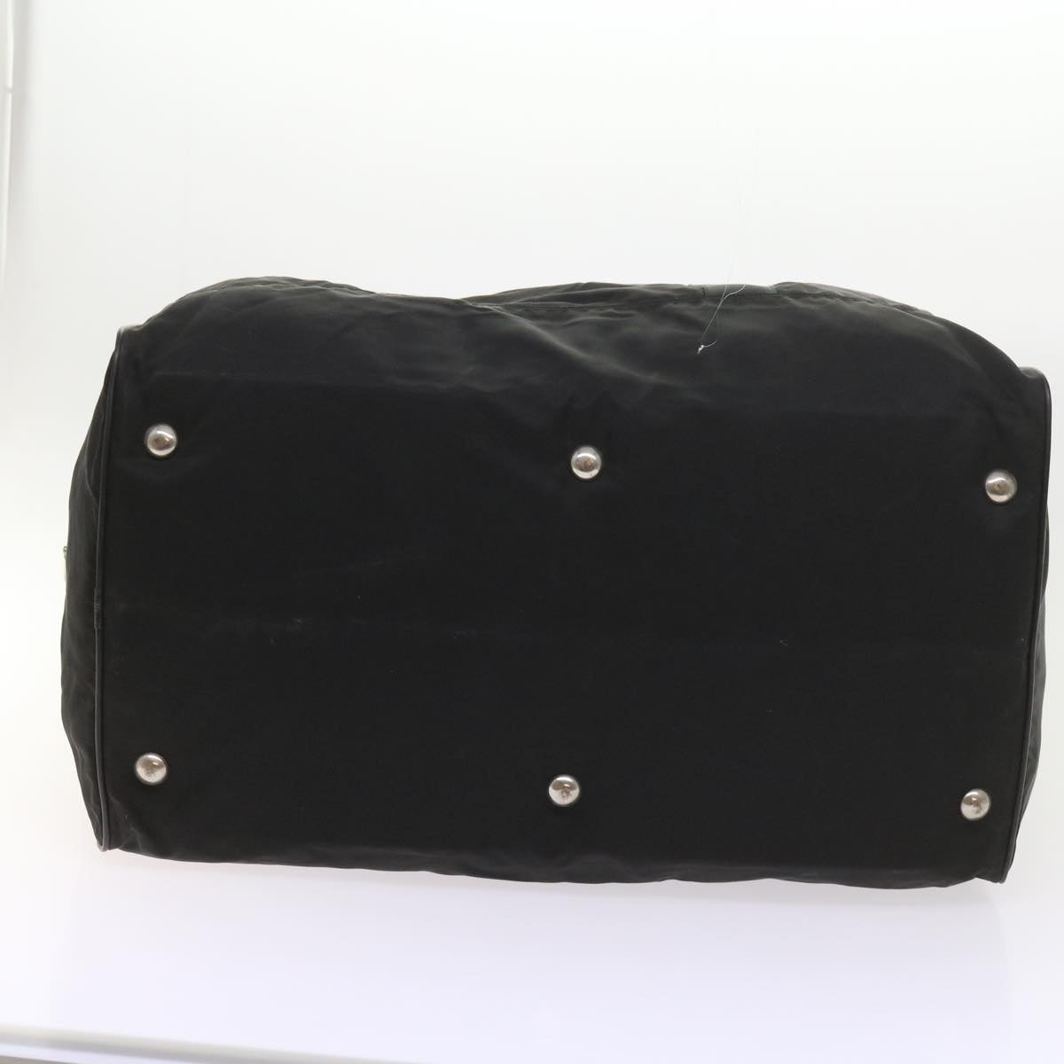 PRADA Boston Bag Nylon Black Auth bs9914