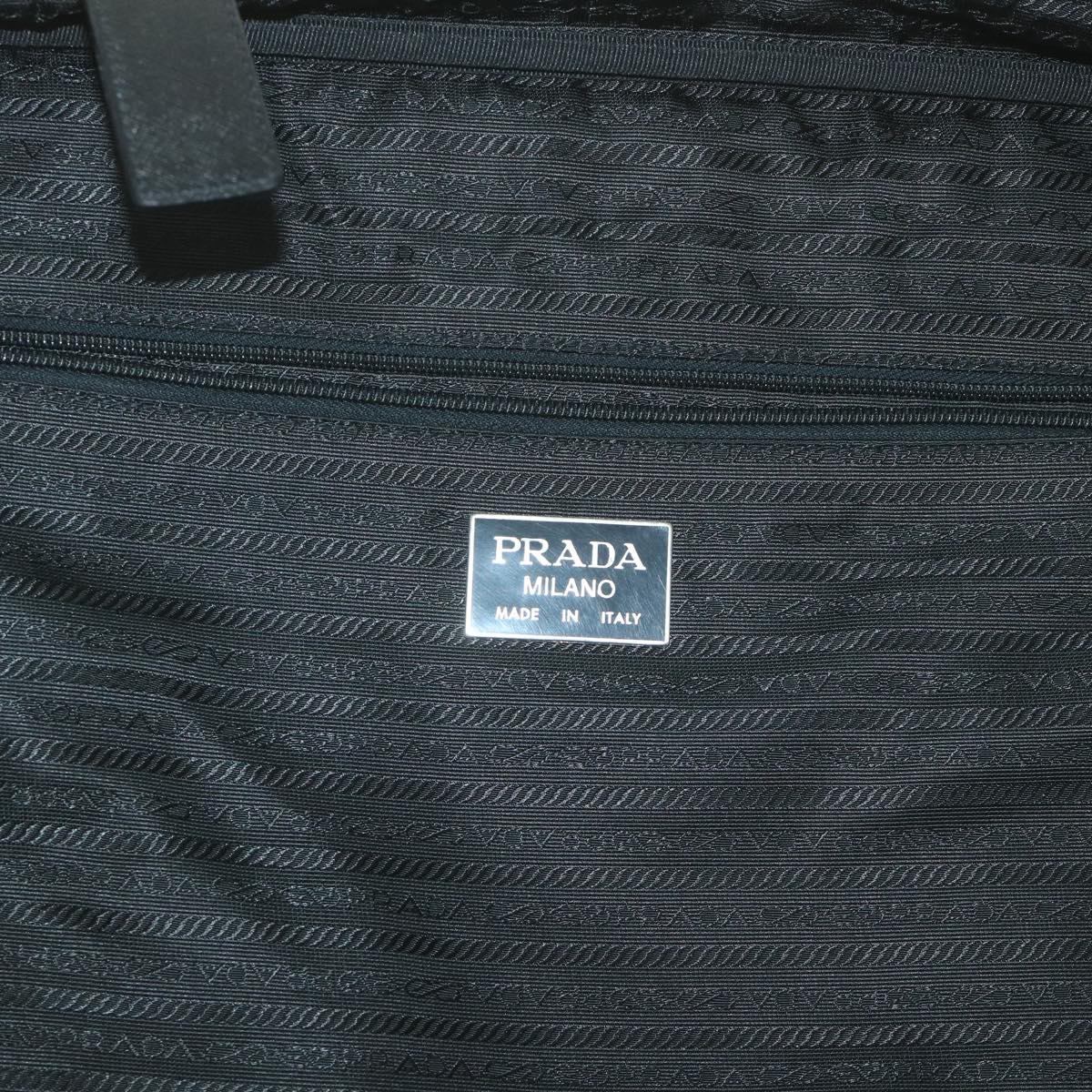 PRADA Hand Bag Nylon 2way Black Auth bs9916