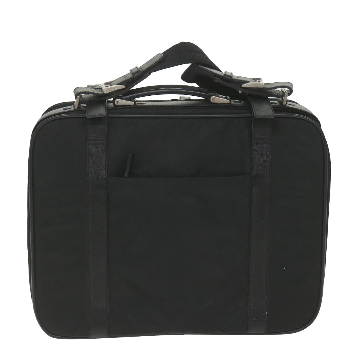 PRADA Hand Bag Nylon 2way Black Auth bs9916 - 0