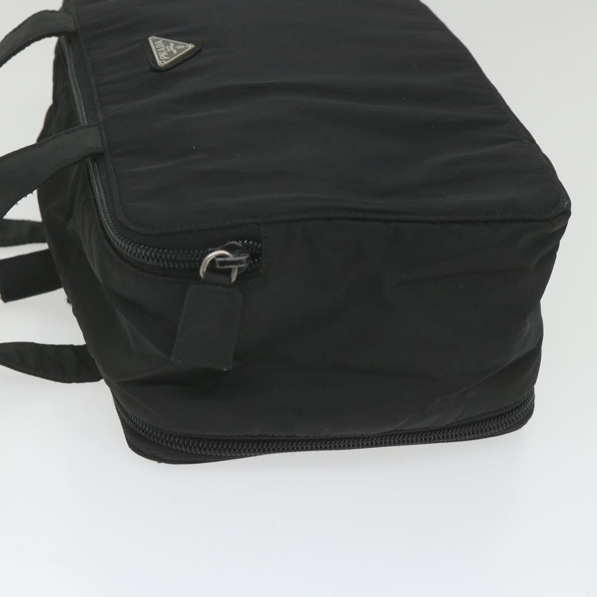 PRADA Hand Bag Nylon Black Auth bs9917