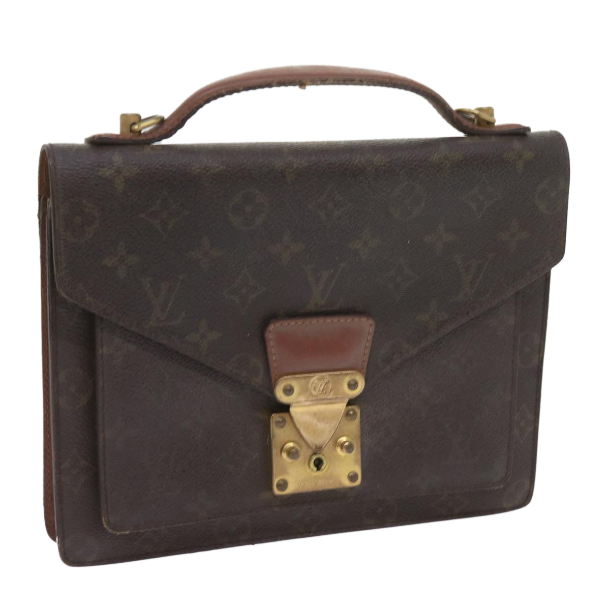 LOUIS VUITTON Monogram Monceau 26 Shoulder Bag 2way M51187 LV Auth bs9943