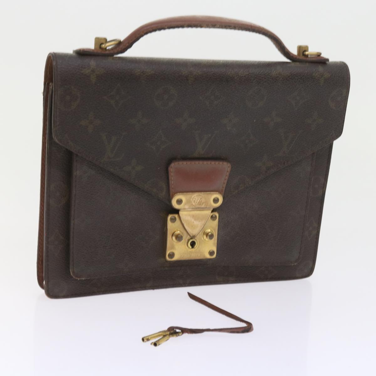 LOUIS VUITTON Monogram Monceau 26 Shoulder Bag 2way M51187 LV Auth bs9943