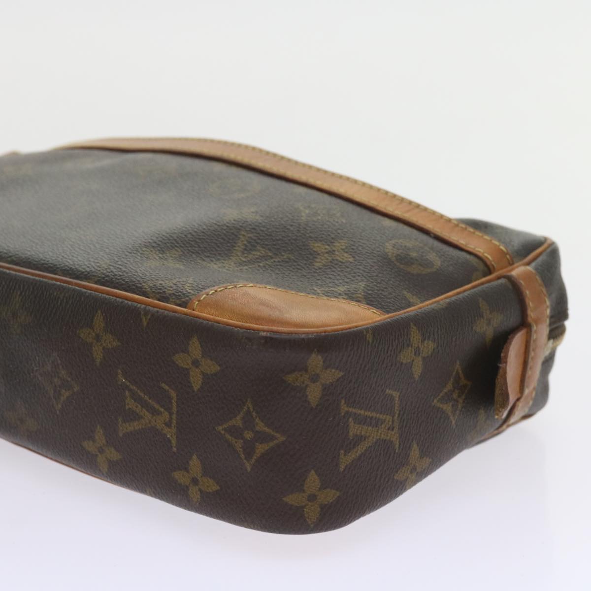 LOUIS VUITTON Monogram Compiegne 28 Clutch Bag M51845 LV Auth bs9944