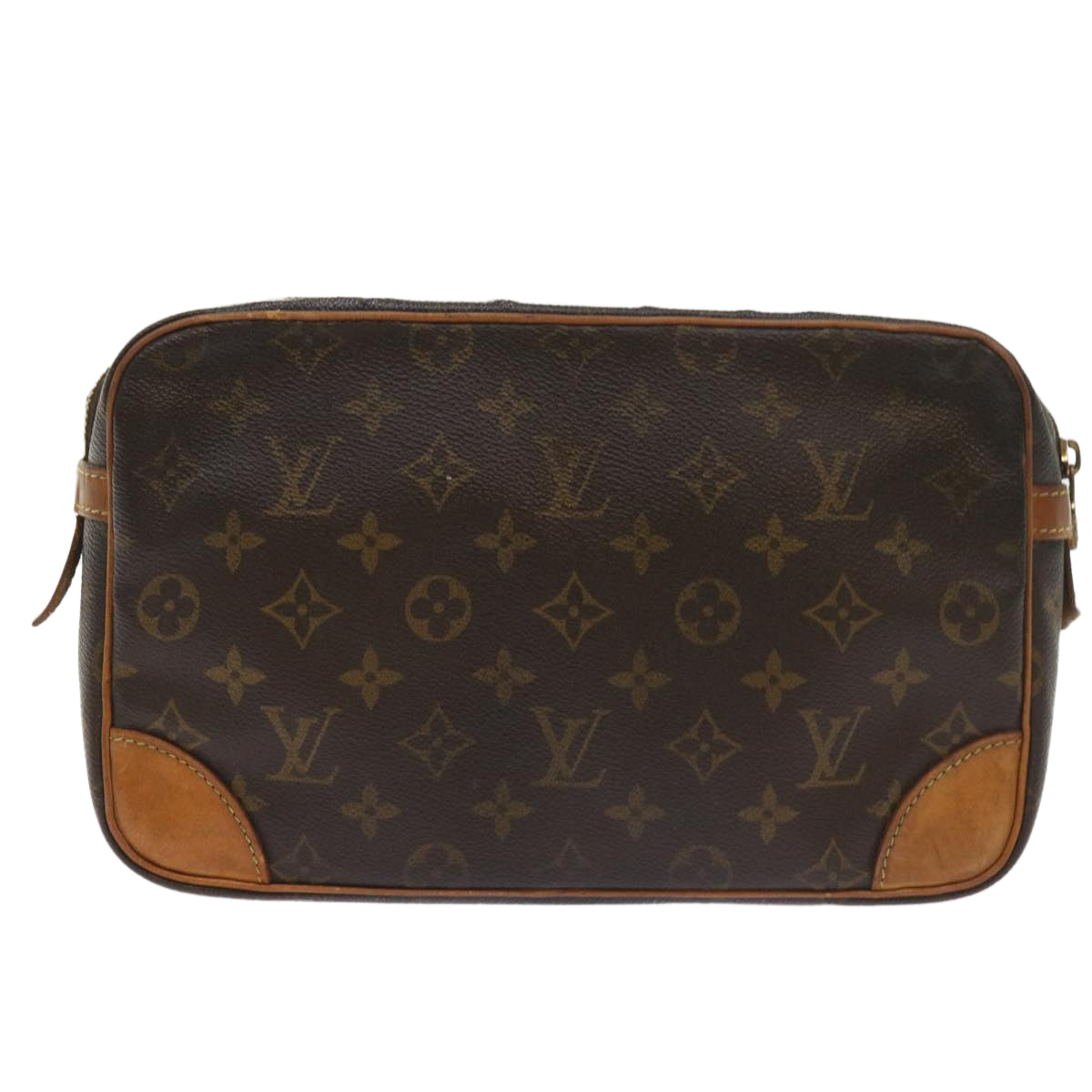 LOUIS VUITTON Monogram Compiegne 28 Clutch Bag M51845 LV Auth bs9944 - 0