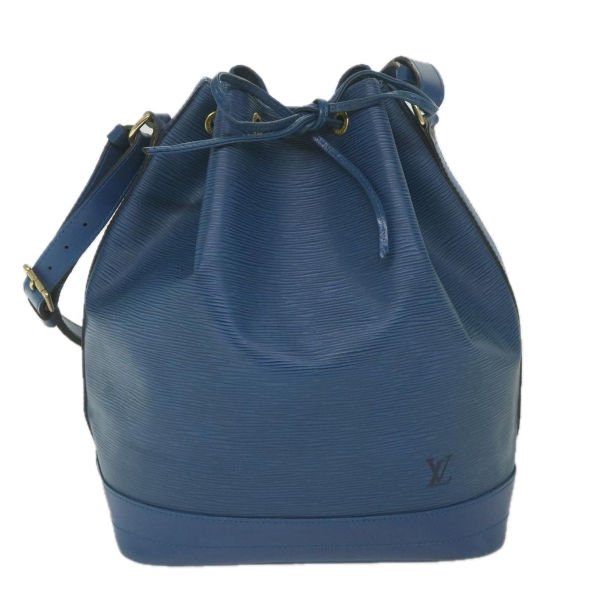 LOUIS VUITTON Epi Noe Shoulder Bag Blue M44005 LV Auth bs9947