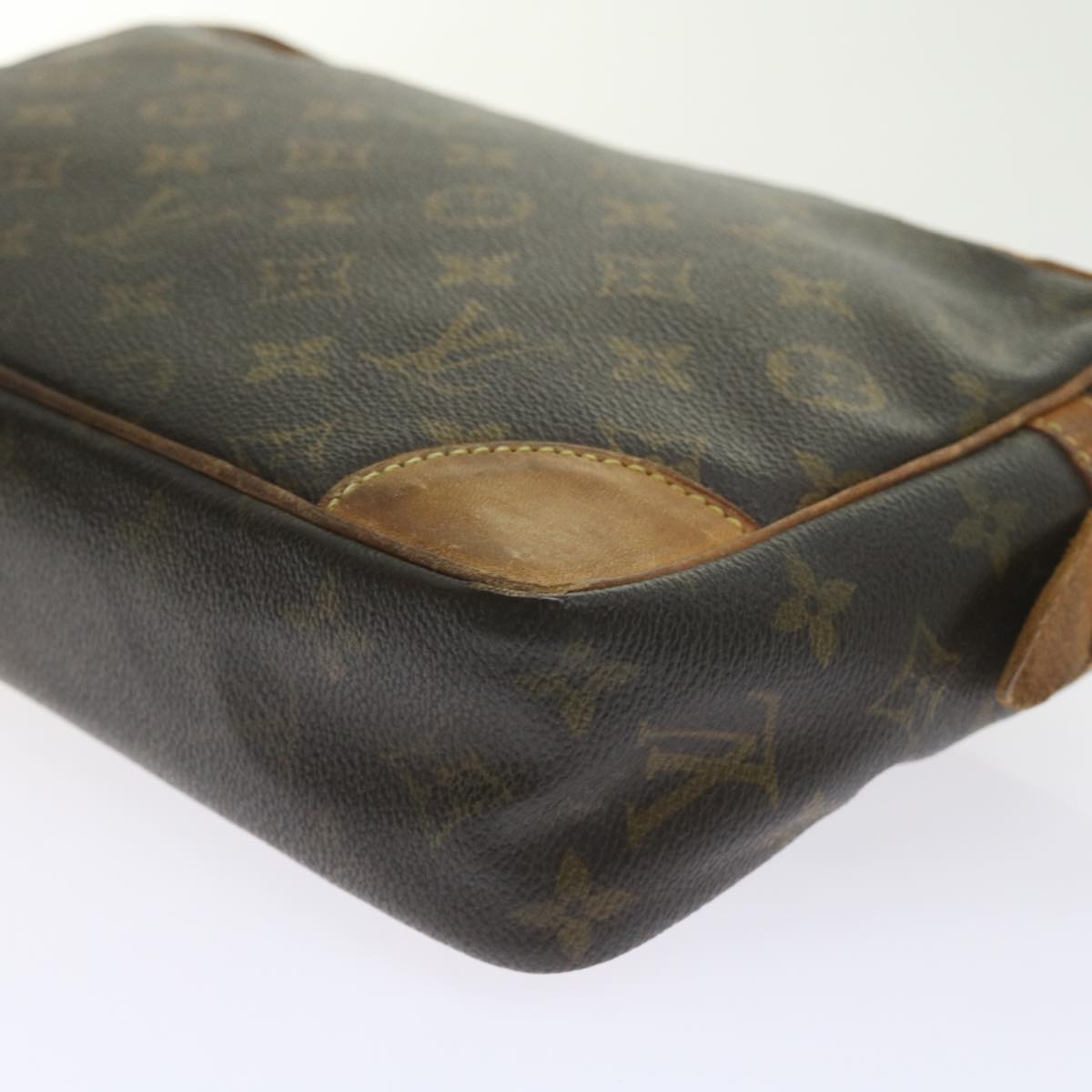 LOUIS VUITTON Monogram Compiegne 28 Clutch Bag M51845 LV Auth bs9950