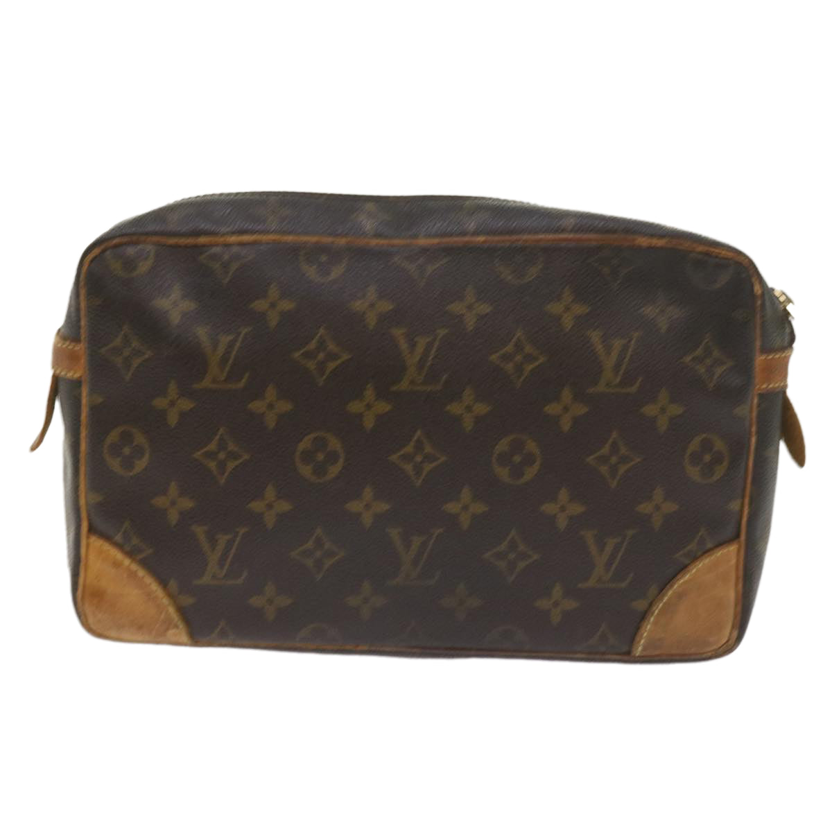 LOUIS VUITTON Monogram Compiegne 28 Clutch Bag M51845 LV Auth bs9950 - 0