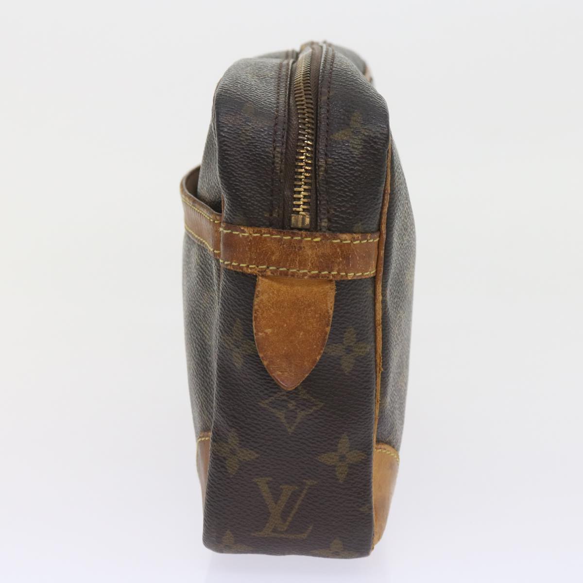 LOUIS VUITTON Monogram Compiegne 28 Clutch Bag M51845 LV Auth bs9950