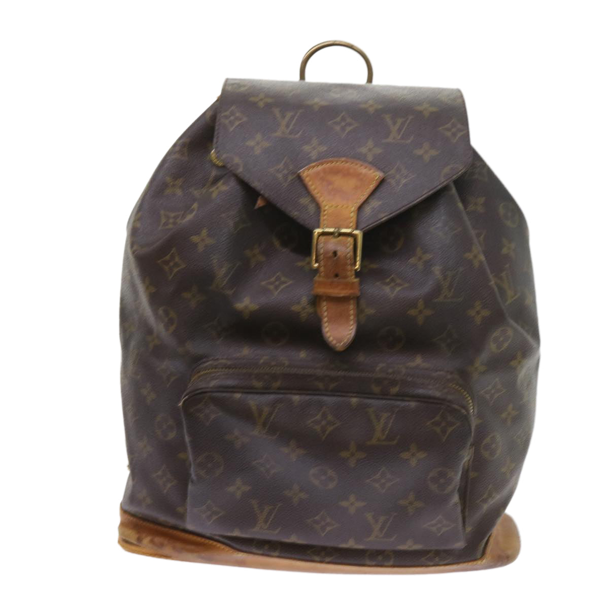 LOUIS VUITTON Monogram Montsouris GM Backpack M51135 LV Auth bs9960