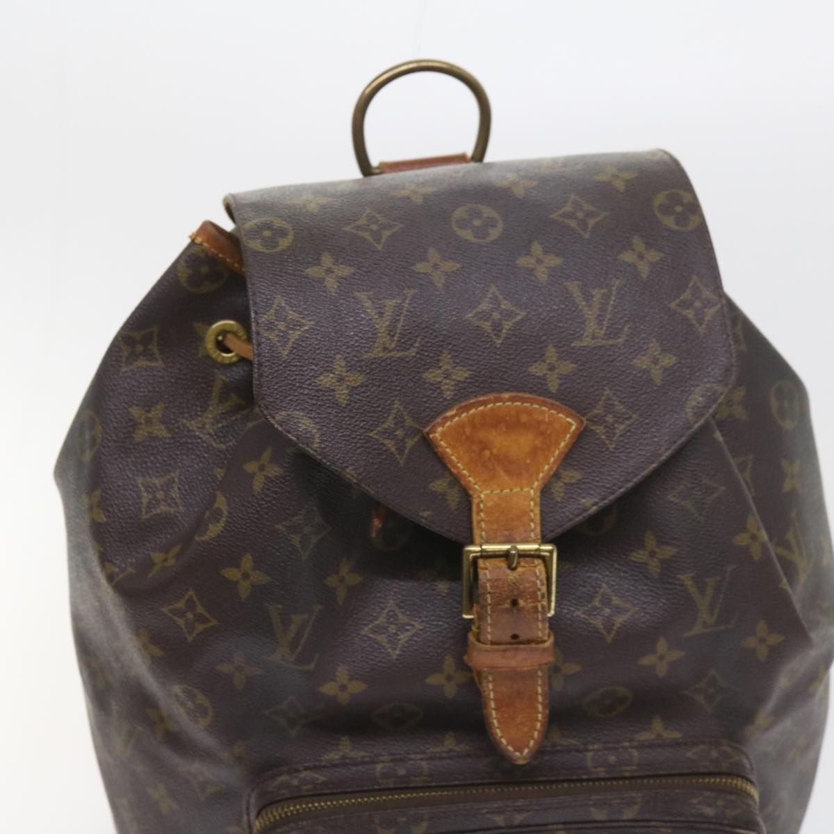 LOUIS VUITTON Monogram Montsouris GM Backpack M51135 LV Auth bs9960