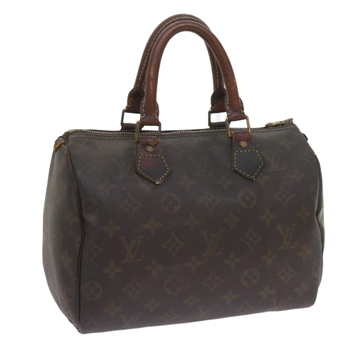 LOUIS VUITTON Monogram Speedy 25 Hand Bag M41528 LV Auth bs9968