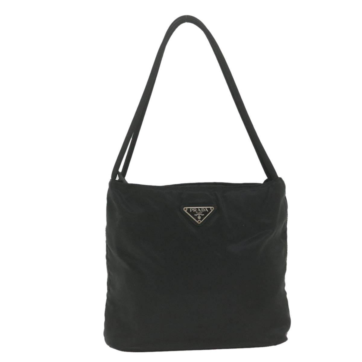 PRADA Shoulder Bag Nylon Black Auth bs9972