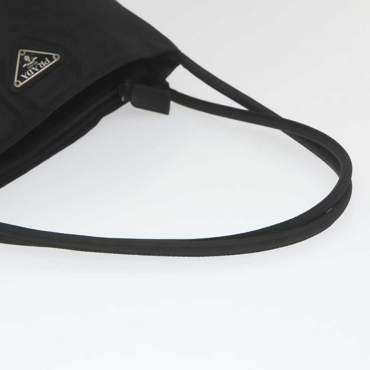 PRADA Shoulder Bag Nylon Black Auth bs9972