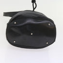 GUCCI Bamboo Shoulder Bag Nylon 2way Black Auth bs9976-6
