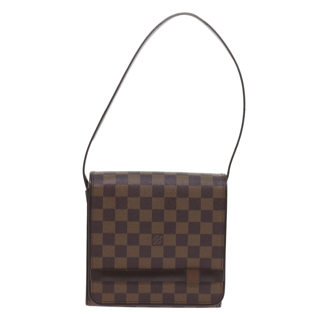 LOUIS VUITTON Damier Ebene Tribeca Mini Shoulder Bag N51162 LV Auth bs9989