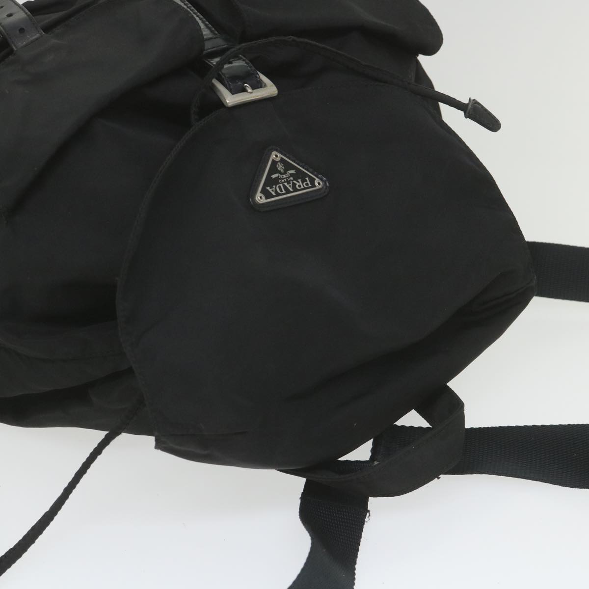 PRADA Backpack Nylon Black Auth bs9996