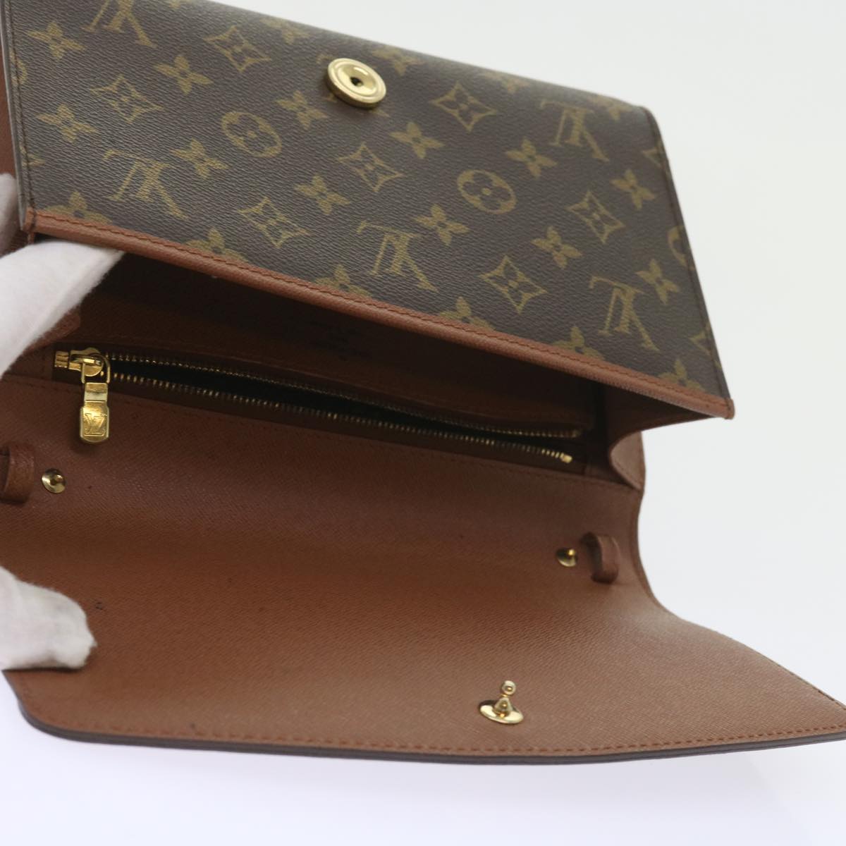 LOUIS VUITTON Monogram Bordeaux 24 Shoulder Bag M51798 LV Auth bs9998