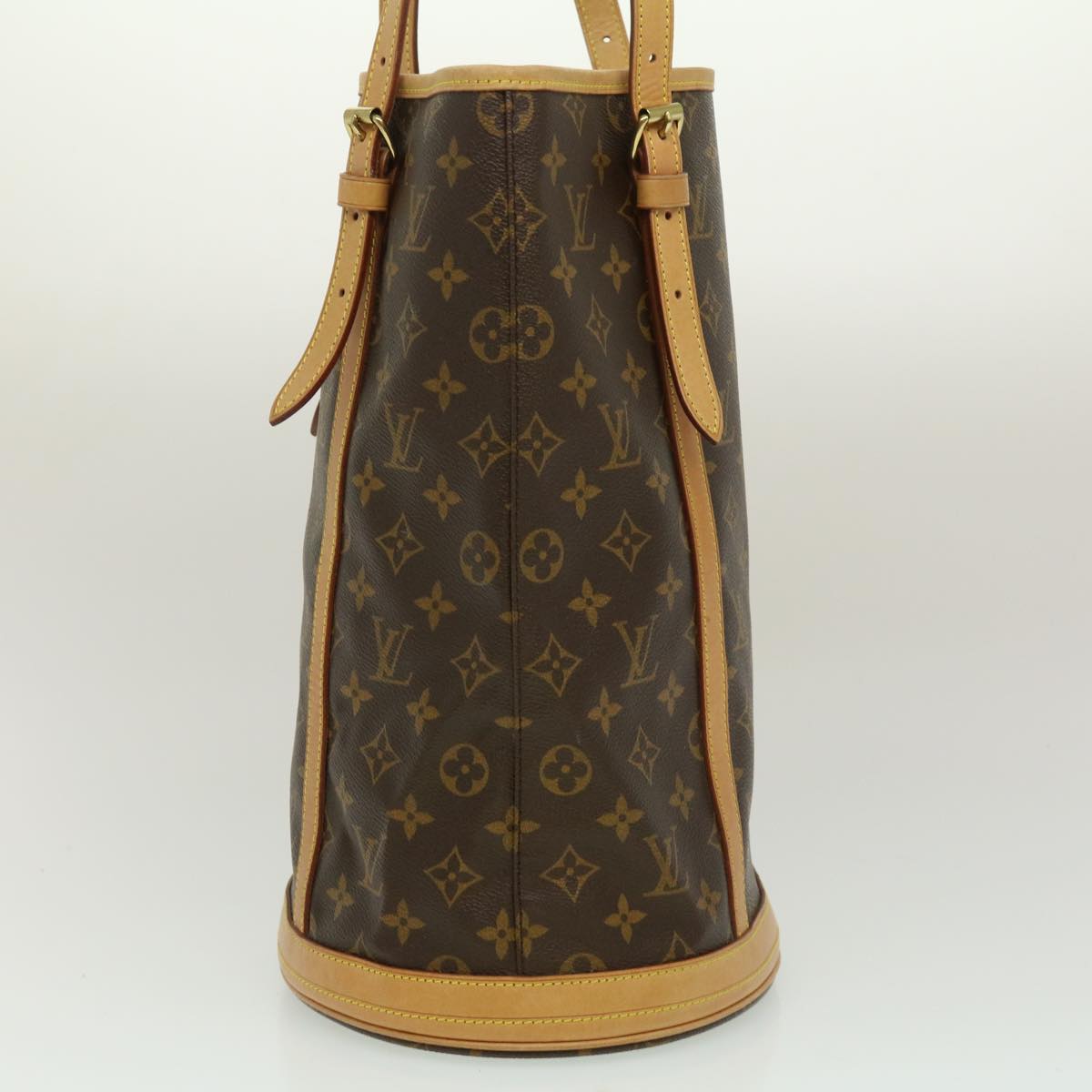 LOUIS VUITTON Monogram Bucket GM Shoulder Bag M42236 LV Auth ch019