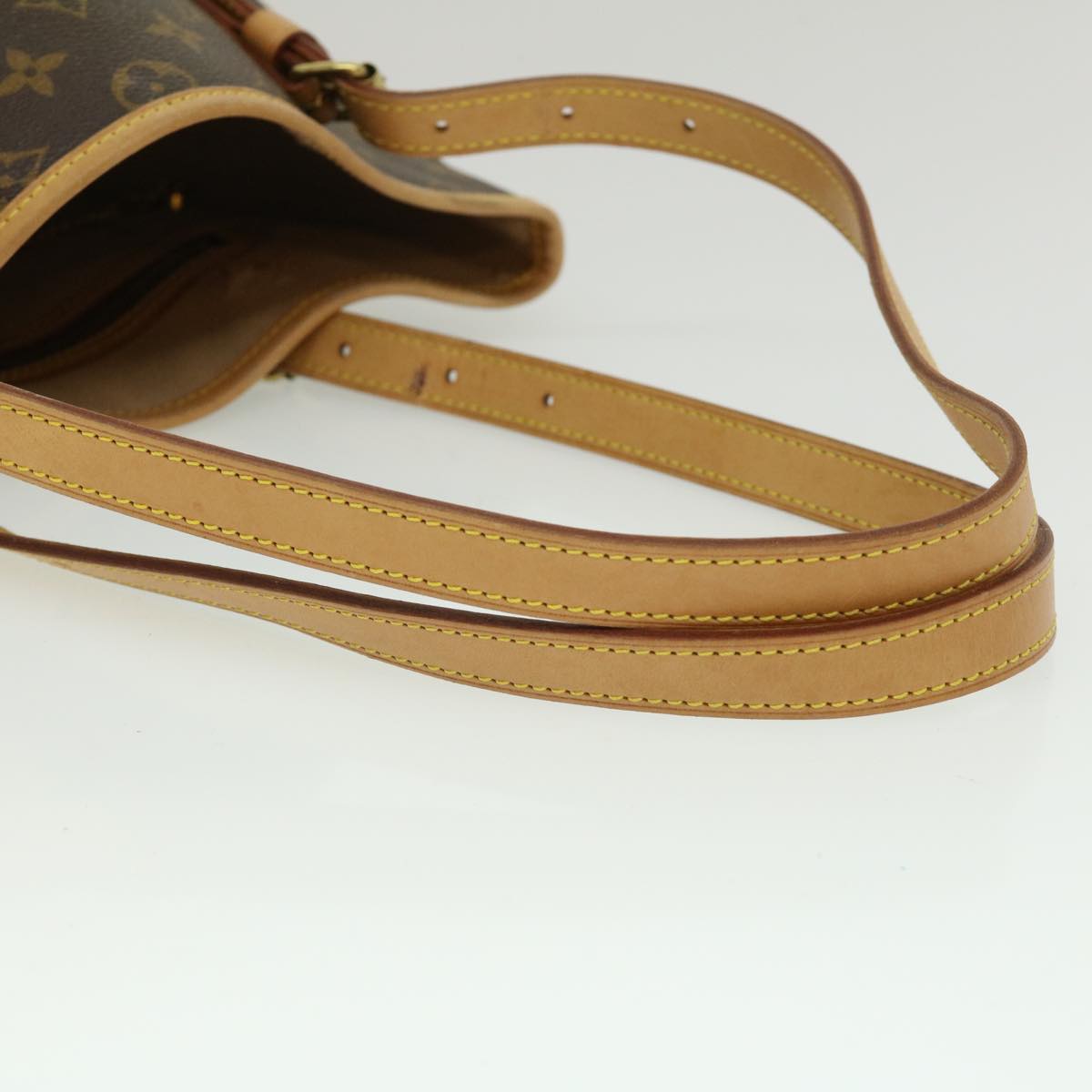 LOUIS VUITTON Monogram Bucket GM Shoulder Bag M42236 LV Auth ch019