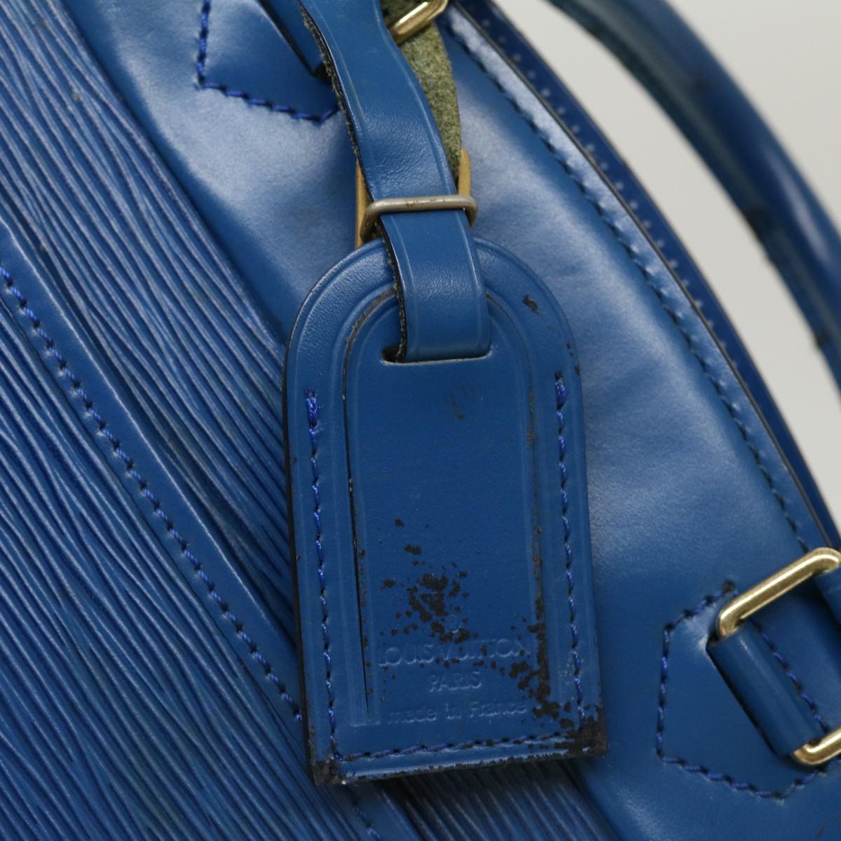 LOUIS VUITTON Epi Riviera Hand Bag Blue M48185 LV Auth ch024