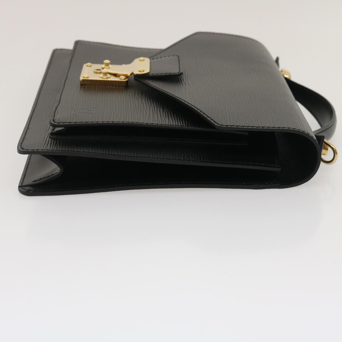 LOUIS VUITTON Epi Monceau Hand Bag 2way Black M52122 LV Auth ch025A