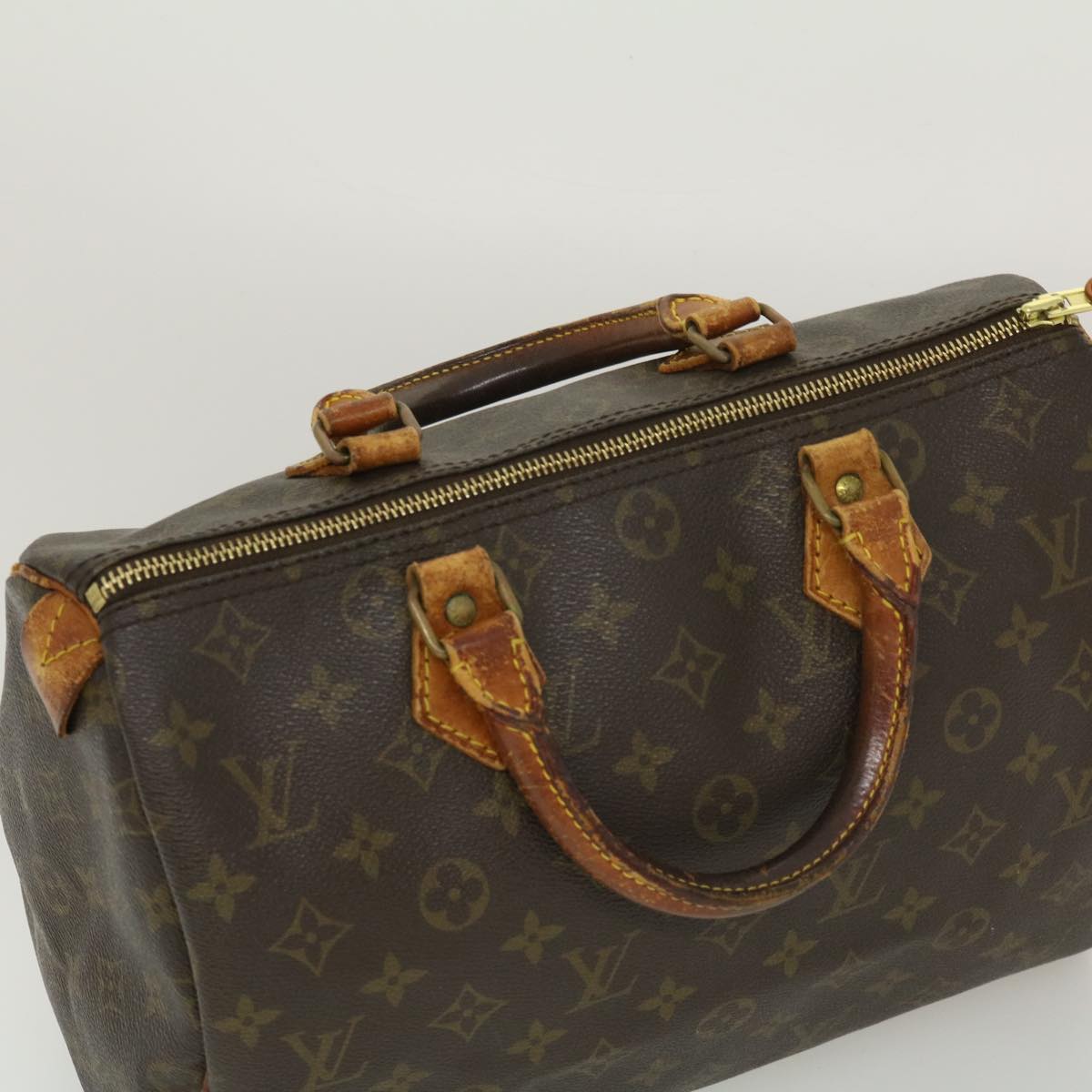 LOUIS VUITTON Monogram Speedy 30 Hand Bag M41526 LV Auth cl070