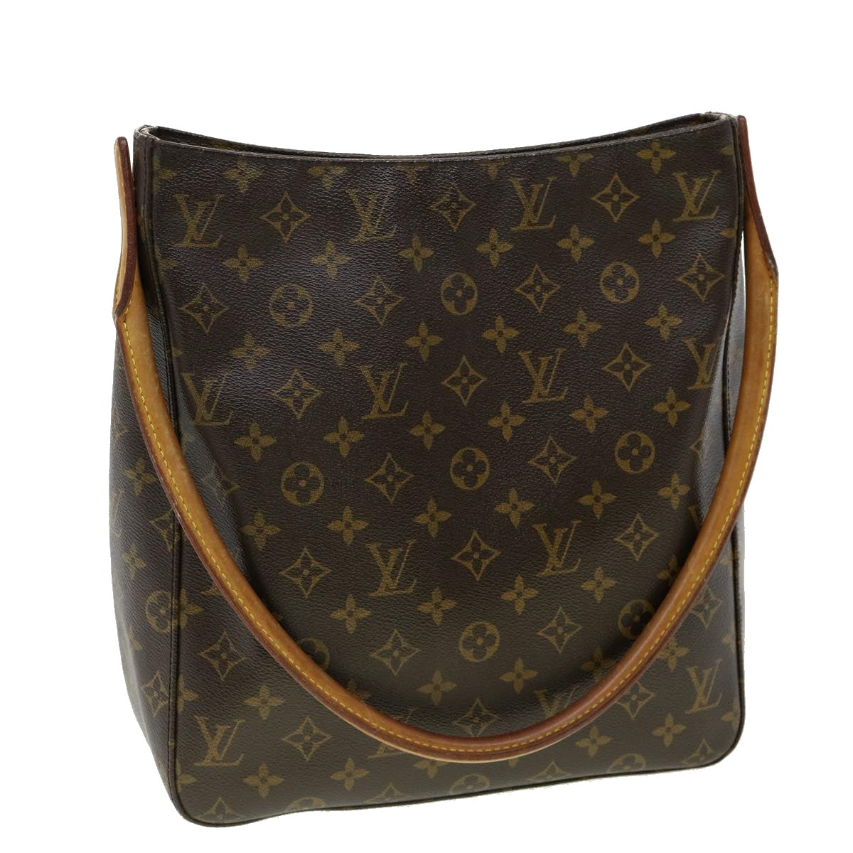 LOUIS VUITTON Monogram Looping GM Shoulder Bag M51145 LV Auth cl148