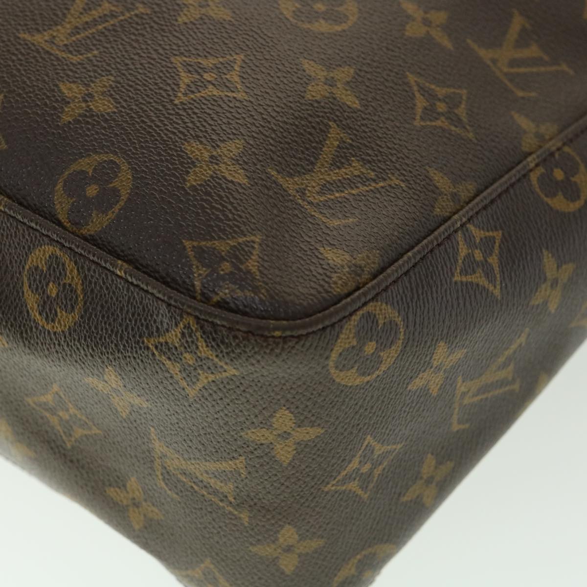 LOUIS VUITTON Monogram Looping GM Shoulder Bag M51145 LV Auth cl148