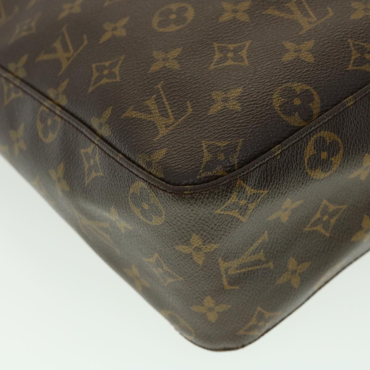 LOUIS VUITTON Monogram Looping GM Shoulder Bag M51145 LV Auth cl148